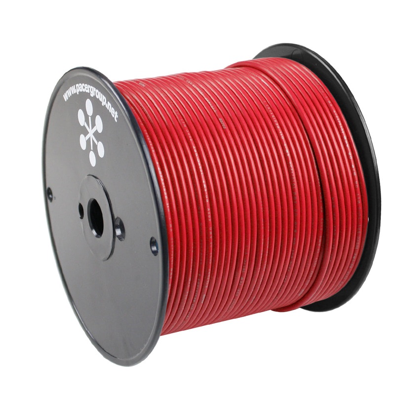 Pacer Red 14 AWG Primary Wire – 500 [WUL14RD-500]