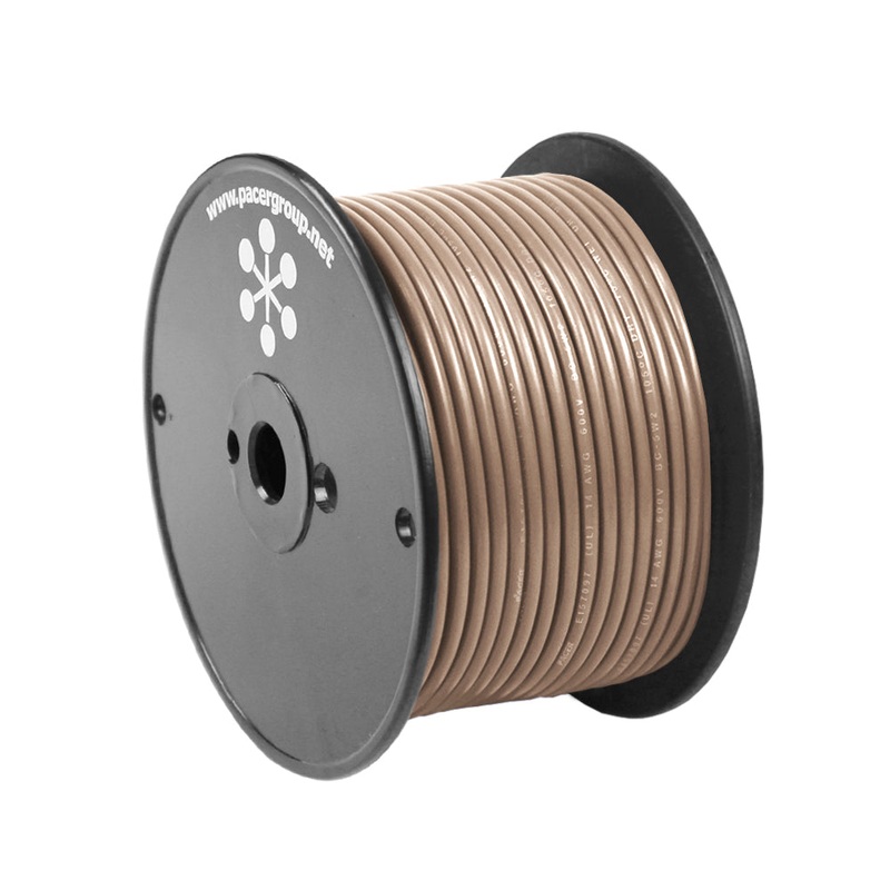 Pacer Tan 16 AWG Primary Wire – 100 [WUL16TN-100]