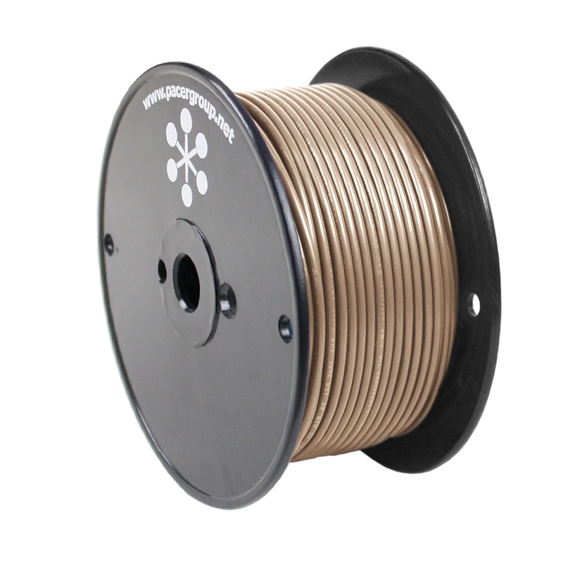 Pacer Tan 16 AWG Primary Wire – 250 [WUL16TN-250]