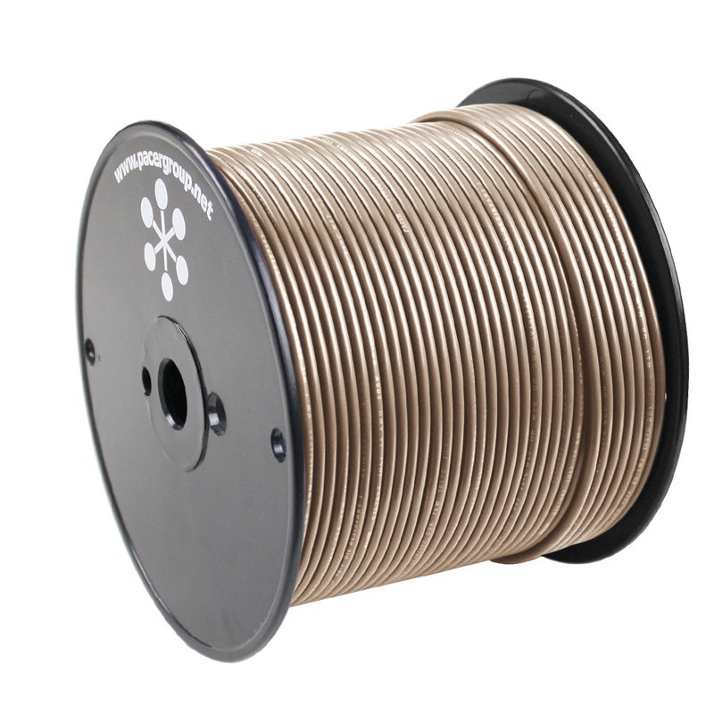 Pacer Tan 16 AWG Primary Wire – 500 [WUL16TN-500]