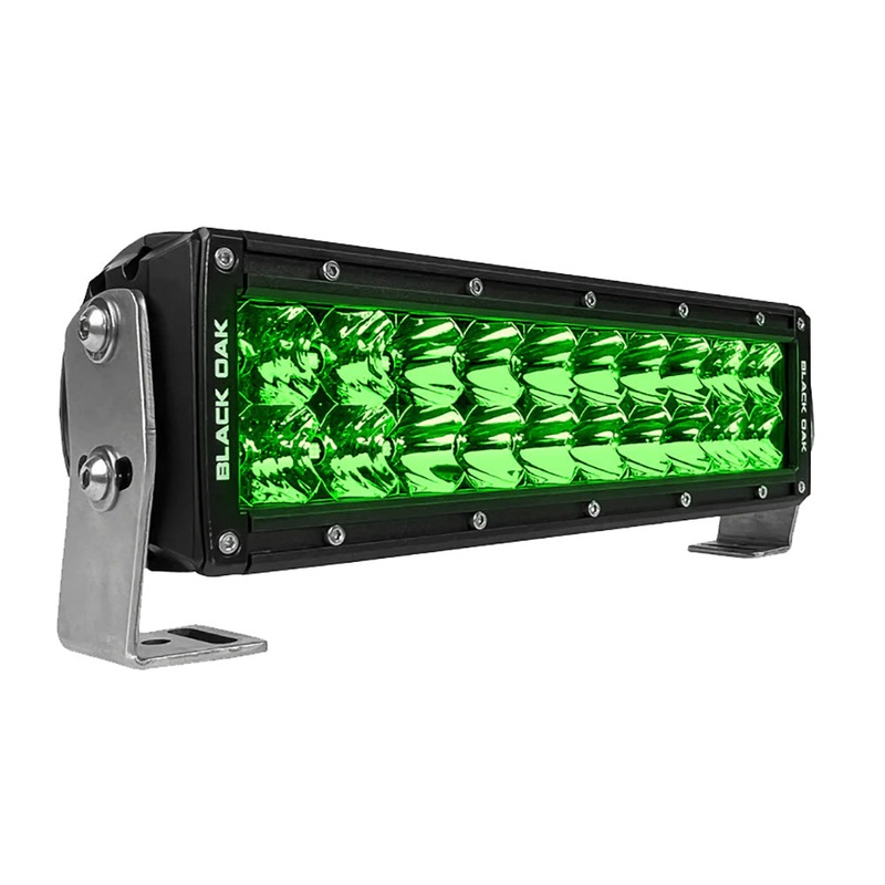 Black Oak 10″ Green LED Hog Hunting Light Bar – Combo Optics – Black Housing – Pro Series 3.0 [10G-D3OS]