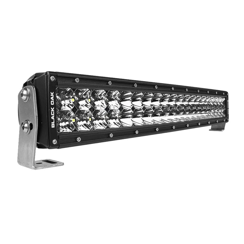Black Oak Pro Series 3.0 Curved Double Row 20″ LED Light Bar – Combo Optics – Black Housing [20CC-D5OS]