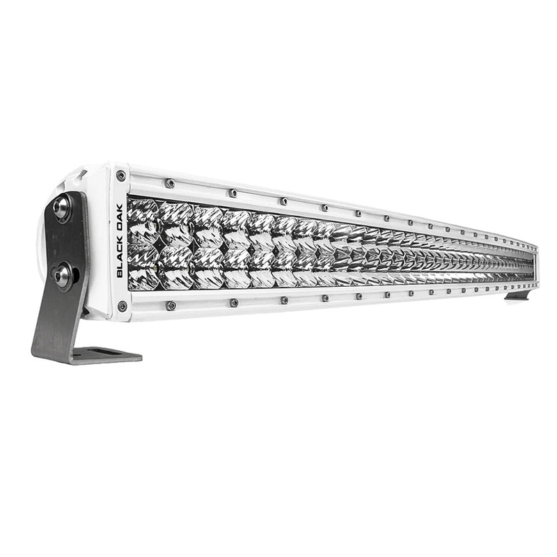 Black Oak Pro Series 3.0 Curved Double Row 40″ LED Light Bar – Combo Optics – White Housing [40CCM-D5OS]