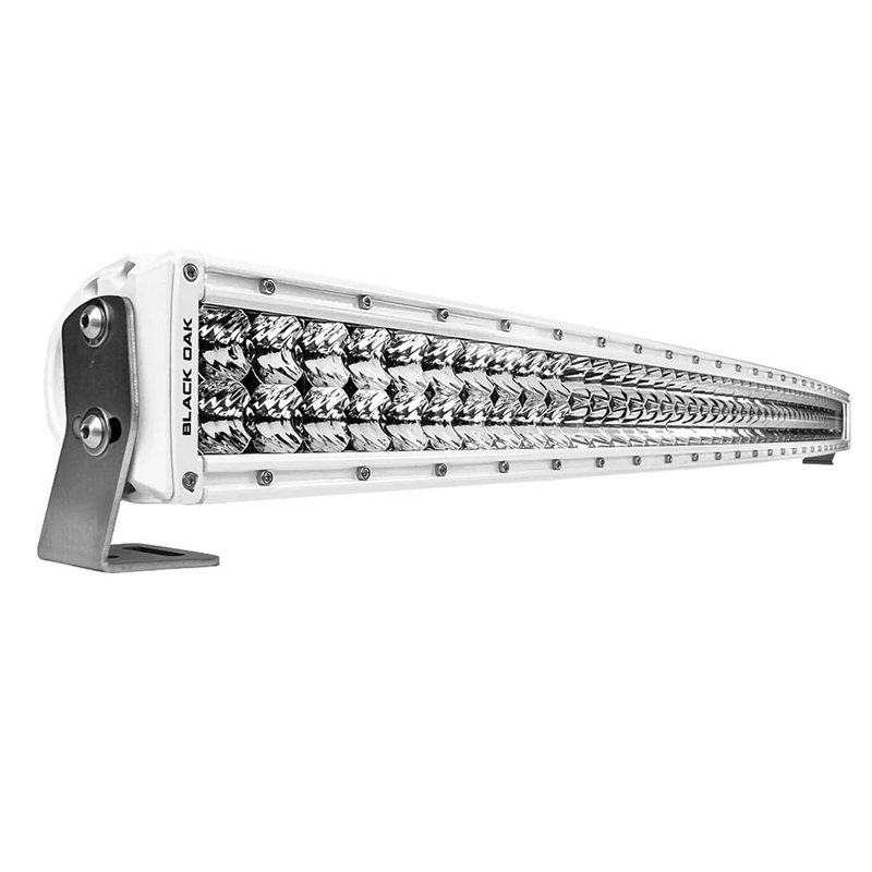 Black Oak Pro Series 3.0 Curved Double Row 50″ LED Light Bar – Combo Optics – White Housing [50CCM-D5OS]