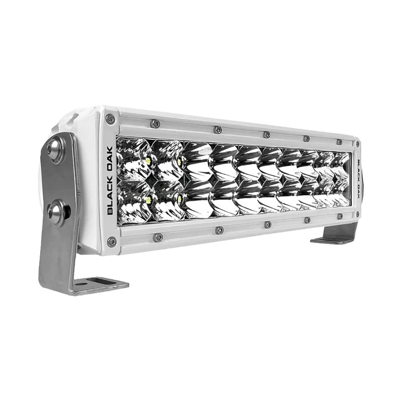 Black Oak Pro Series 3.0 Double Row 10″ LED Light Bar – Combo Optics – White Housing [10CM-D5OS]