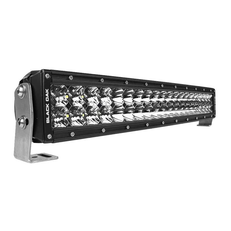 Black Oak Pro Series 3.0 Double Row 20″ LED Light Bar – Combo Optics – Black Housing [20C-D5OS]