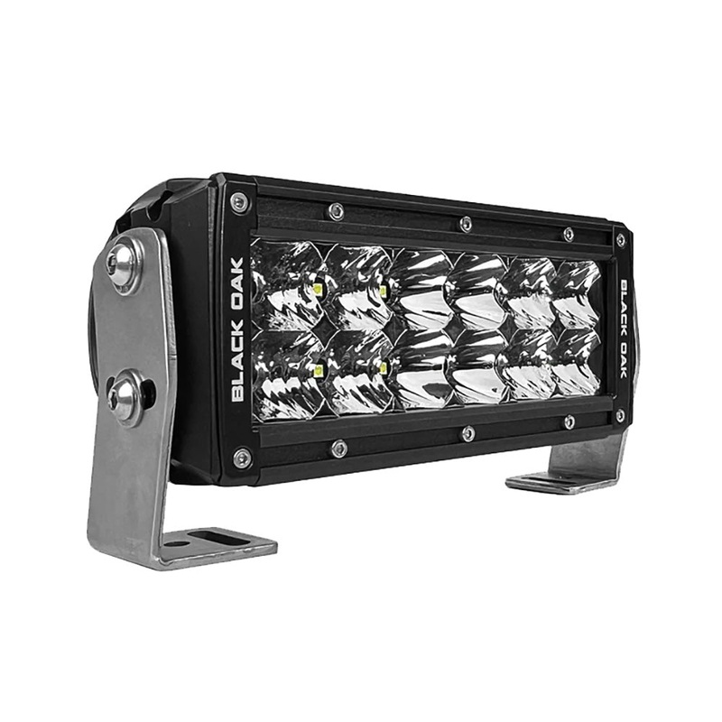 Black Oak Pro Series 3.0 Double Row 6″ LED Light Bar – Combo Optics – Black Housing [6C-D5OS]