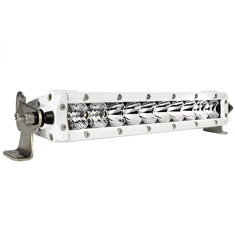 Black Oak Pro Series 3.0 Single Row 10″ LED Light Bar – Combo Optics – White Housing [10CM-S5OS]