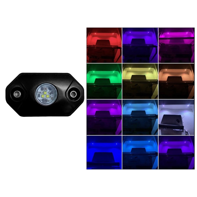 Black Oak Rock Accent Light – RGB – Black Housing [RL-RGB]