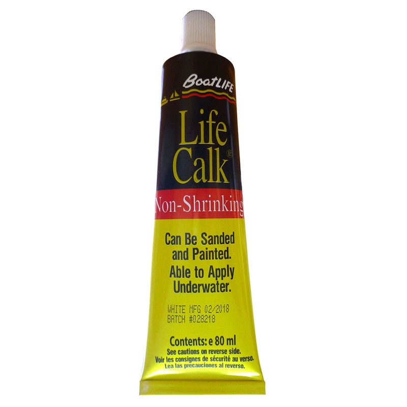 BoatLIFE Life-Calk Sealant Tube – Non-Shrinking – 2.8 FL. Oz – White [1030]