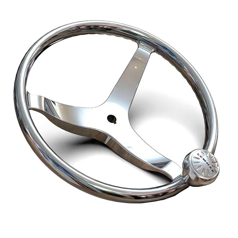 Lewmar 3 Spoke 13.5″ Steering Wheel w/Power-Grip Knob [89700820]