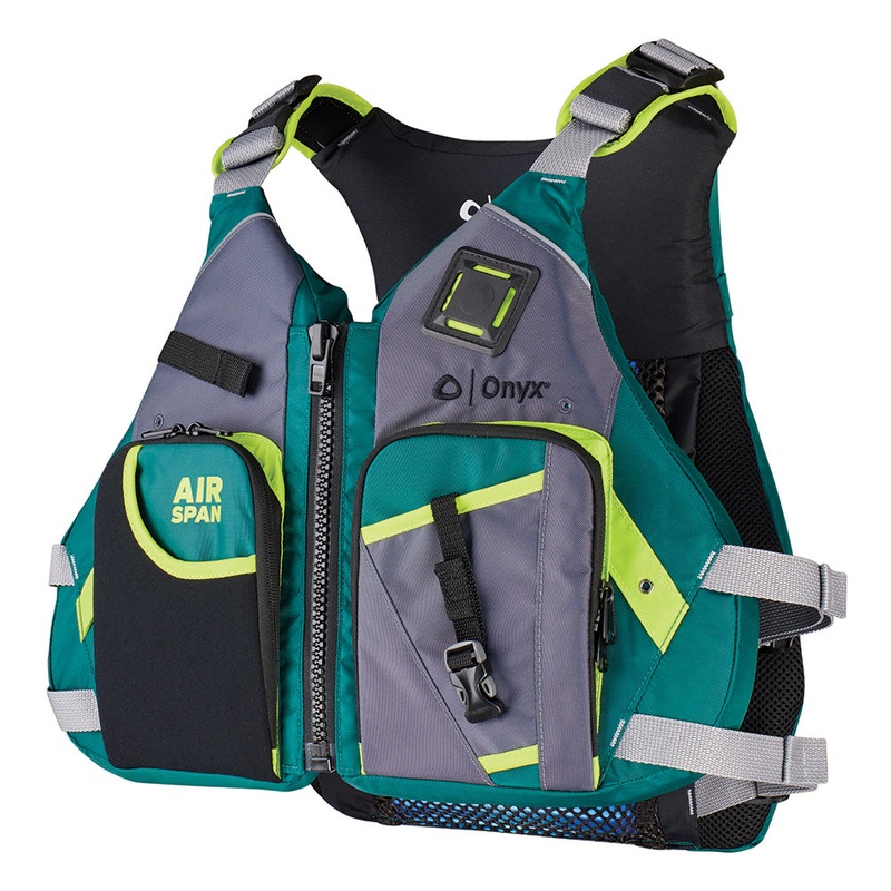Onyx Airspan Angler Life Jacket – XL/2X – Green [123200-400-060-23]