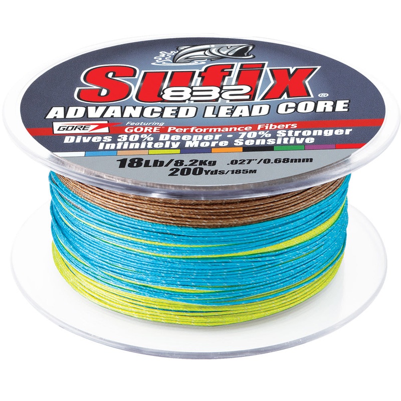 Sufix 832 Advanced Lead Core – 18lb – 10-Color Metered – 200 yds [658-218MC]