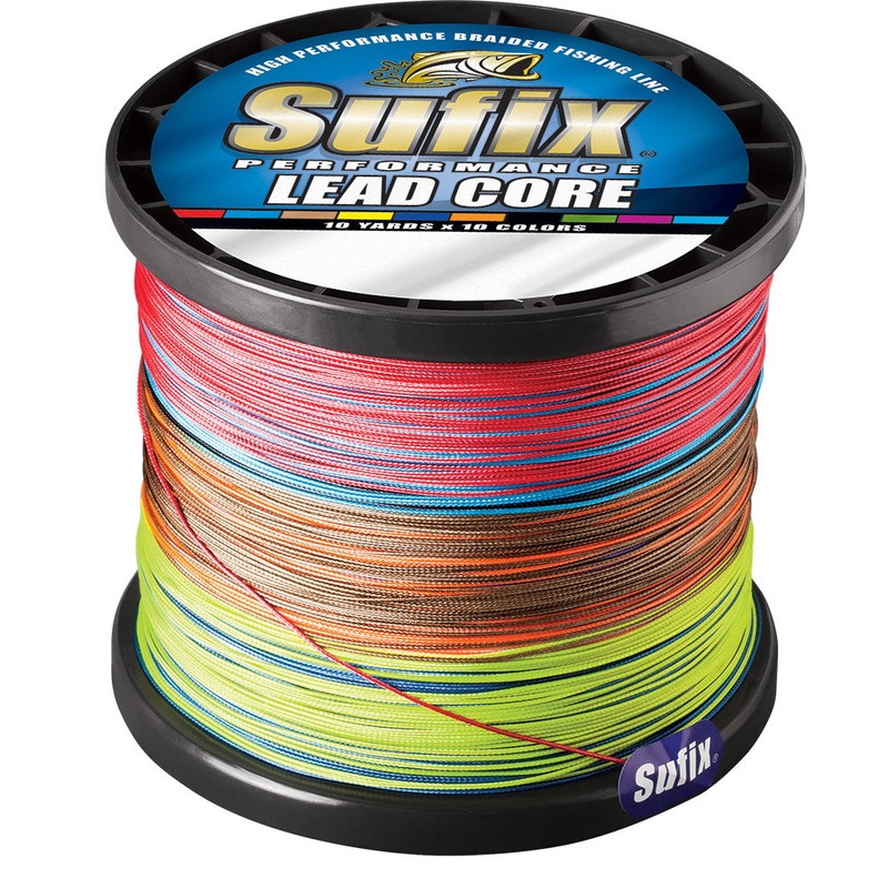 Sufix Performance Lead Core – 18lb – 10-Color Metered – 600 yds [668-318MC]