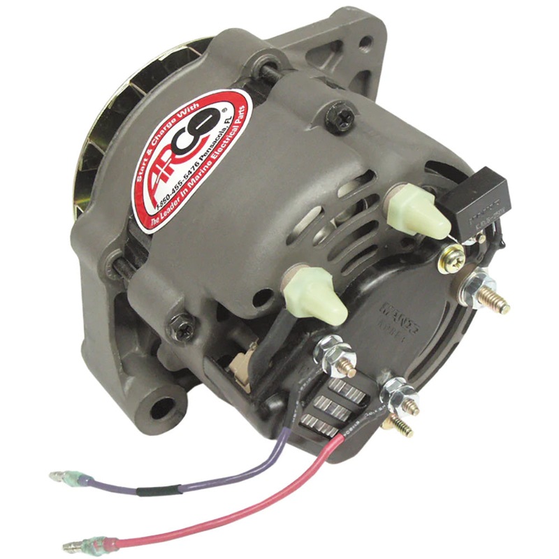 ARCO Marine Premium Replacement Alternator w/Multi-Groove Pulley – 12V 55A [60055]