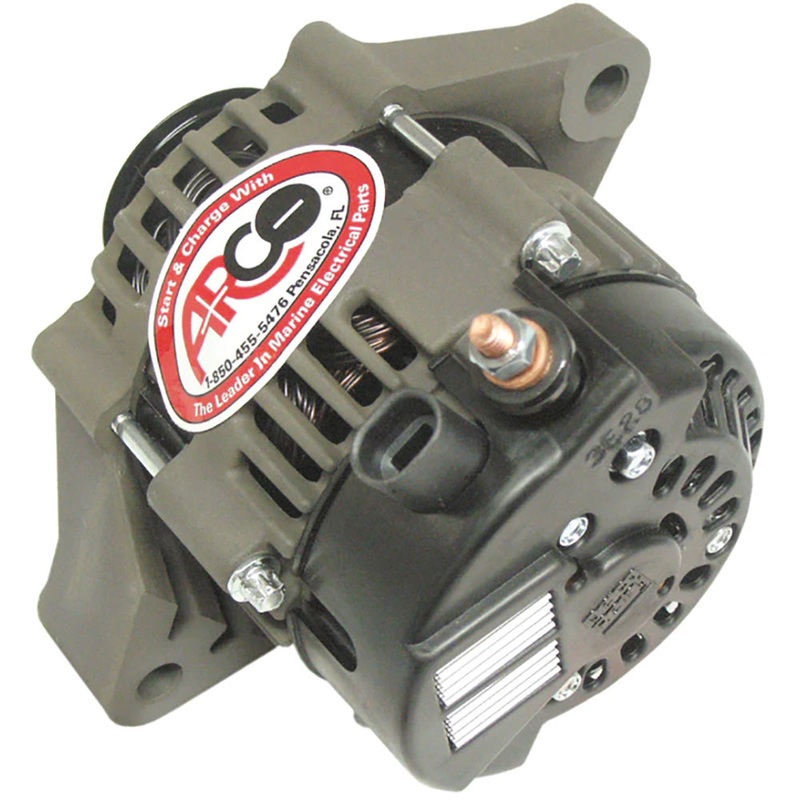 ARCO Marine Premium Replacement Outboard Alternator w/Multi-Groove Pulley – 12V 50A [20850]