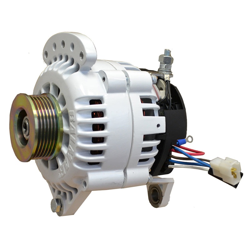 Balmar Alternator 120 AMP 12V 4″ Dual Foot Saddle K6 Pulley w/Isolated Ground [604-120-K6]
