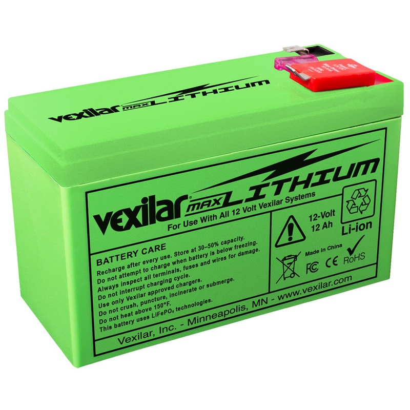 Vexilar 12V – 12 AH Max Lithium Battery [V-200L]
