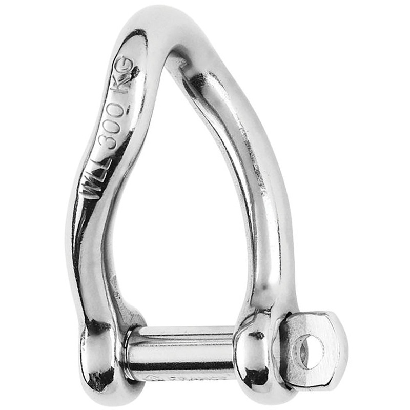 Wichard Self-Locking Twisted Shackle – 10mm Diameter – 13/32″ [01225]