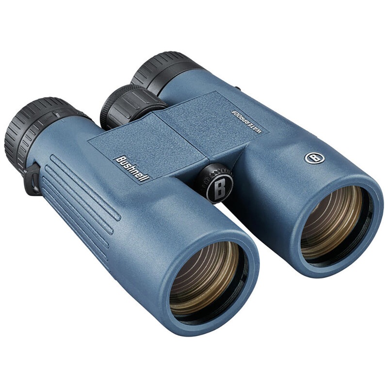 Bushnell 10x42mm H2O Binocular – Dark Blue Roof WP/FP Twist Up Eyecups [150142R]