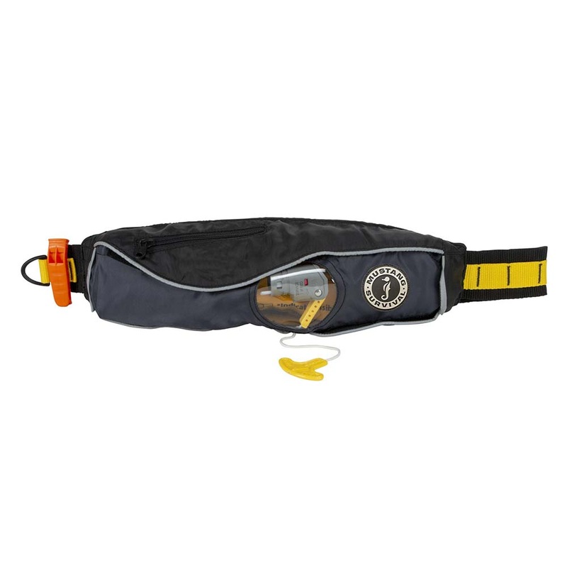 Mustang Fluid 2.0 Inflatable Belt Pack – Black/Grey – Manual [MD4016-806-0-253]