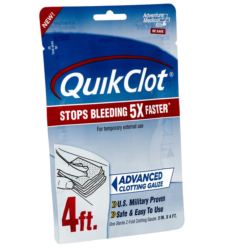 QuikClot Advanced Clotting Gauze – 3″ x 4 [5020-0026]