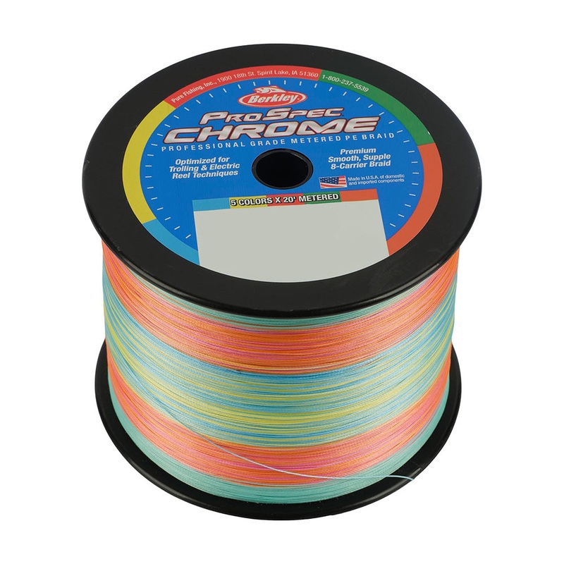 Berkley Prospec Chrome 5 x 20′ Metered Braid – 30lb – 3500yd [1621890]