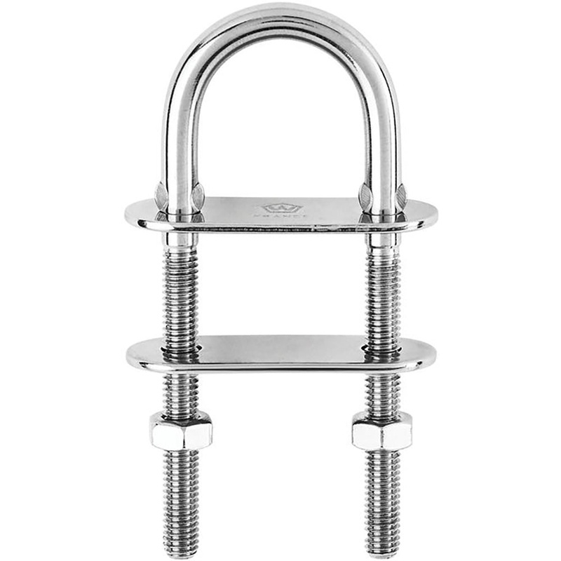 Wichard U-Bolt Pad Eye – 6mm Diameter – 15/64″ – 70mm Length – 2-3/4″ [06513]