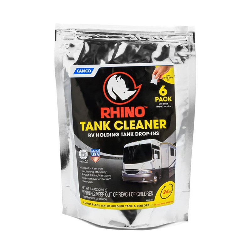Camco Rhino Holding Tank Cleaner Drop-INs – 6-Pack [41560]