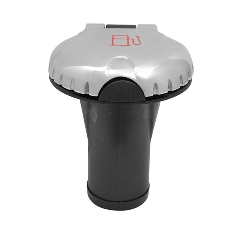 Attwood Deck Fill f/Carbon Canister System – Straight Body  Scalloped Chrome Cap [99DFCCSZ1S]