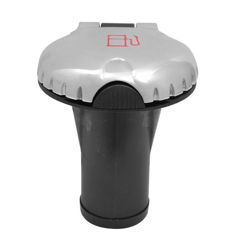 Attwood Deck Fill f/Carbon Canister System – Straight Body  Scalloped Stainless Steel Cap [99DFCCSS1S]