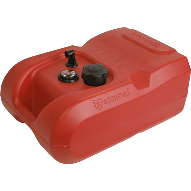 Attwood Portable Fuel Tank – 6 Gallon w/Gauge [8806LPG2]