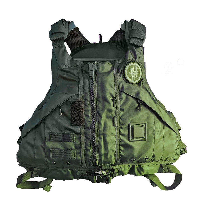 First Watch AV-1000 Kayak Style Duty PFD – Green – XS/S [AV-1000-GN-XS/S]
