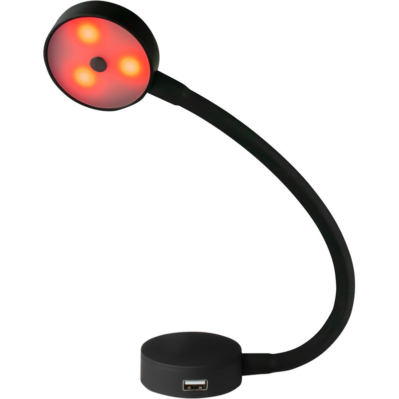 Sea-Dog LED Flex Neck Day/Night Light w/USB Socket – Red  White Light [404939-3]