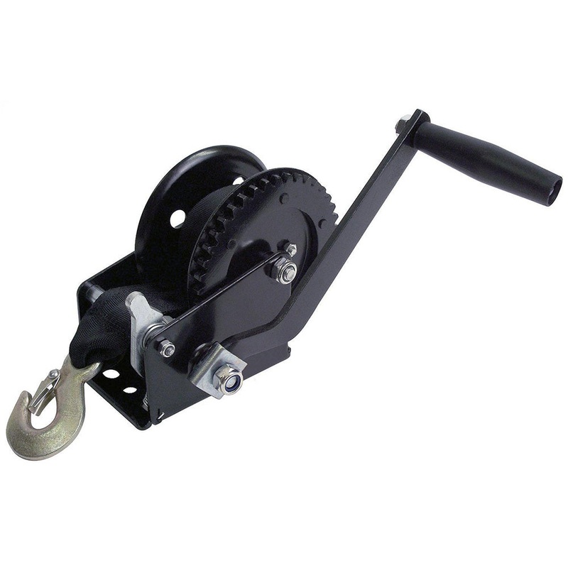 Attwood 1200 lb Single Drive Winch – 2″ x 20 Nylon Strap [11149-4]