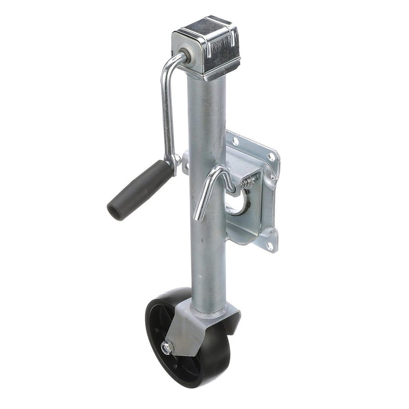 Attwood Fold-Up Trailer Jack – 1000 lb Capacity – Single Wheel [11127-4]