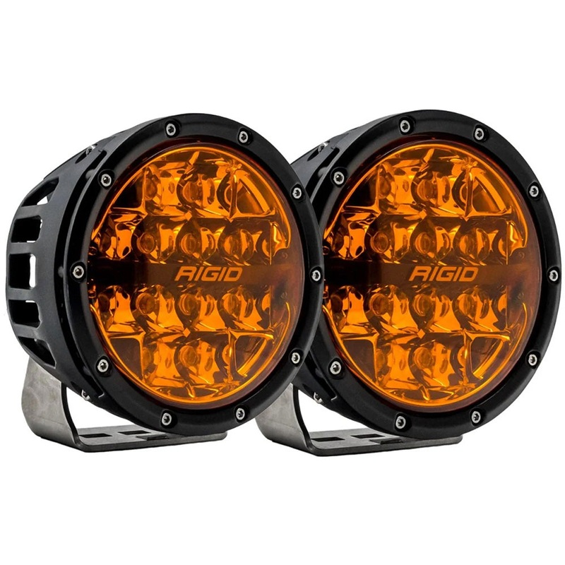 RIGID Industries 360 Series 6″ Spot w/Amber Pro Lens – Pair [36210]