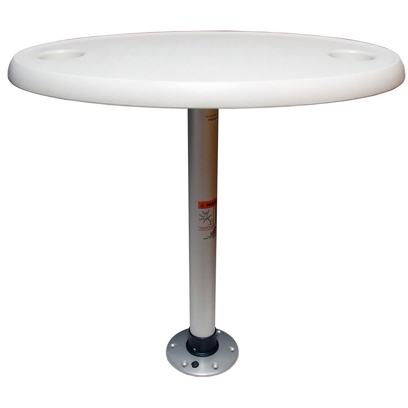 Springfield White Oval Table Package – 18″ x 30″ Threadlock [1690106]