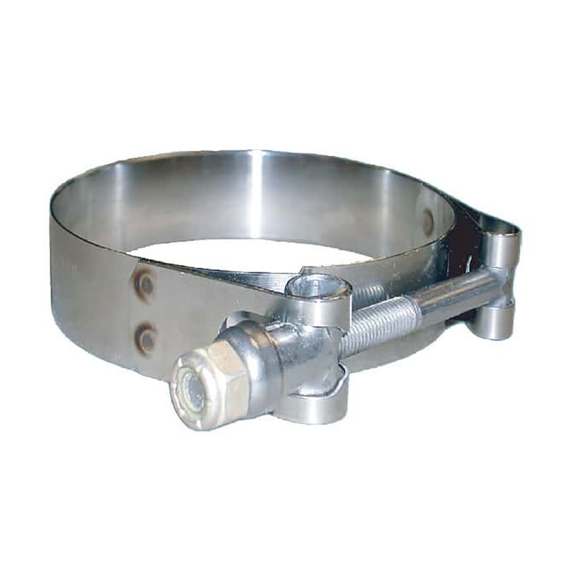 Trident Marine 316 SS T-Bolt Clamp – 3/4″ Band – 6.30″-6.74″ Range – 10-Pack [720-6001]