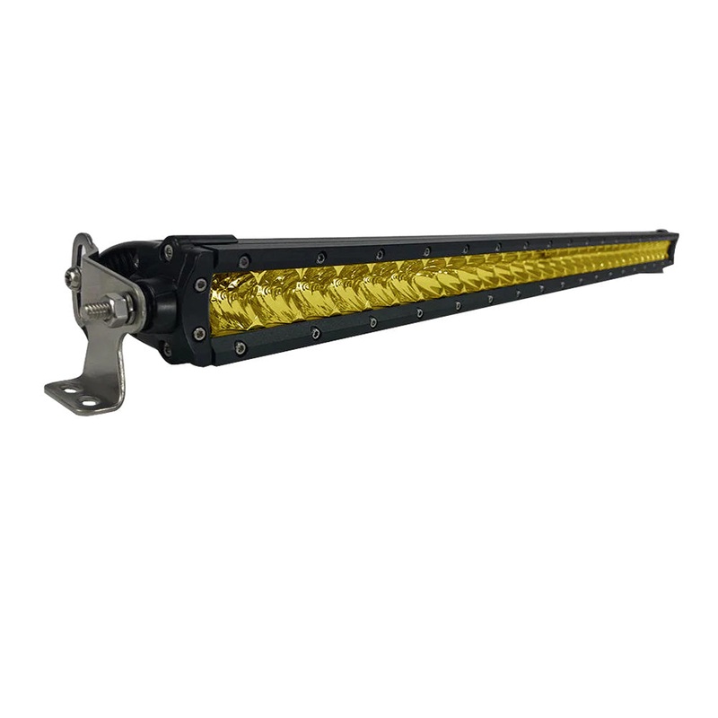Black Oak 30″ Yellow Lens Single Row LED Light Bar – Combo Optics – Black Housing – Pro Series 3.0 [30Y-S5OS]