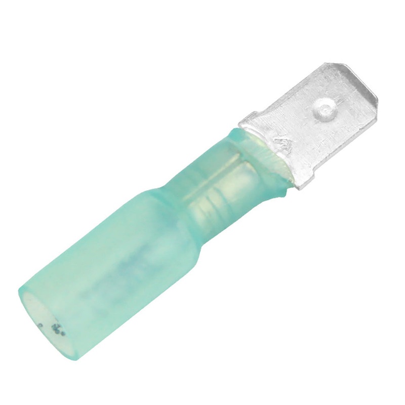 Pacer 16-14 AWG Heat Shrink Male Disconnect – 3 Pack [TDE14-250M-3]