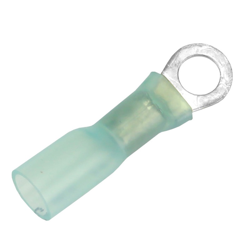 Pacer 16-14 AWG Heat Shrink Ring Terminal – #10 Stud Size – 100 Pack [TE14-10R-100]