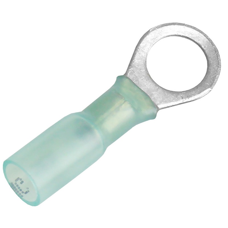 Pacer 16-14 AWG Heat Shrink Ring Terminal – 5/16″ Stud Size – 100 Pack [TE14-56R-100]