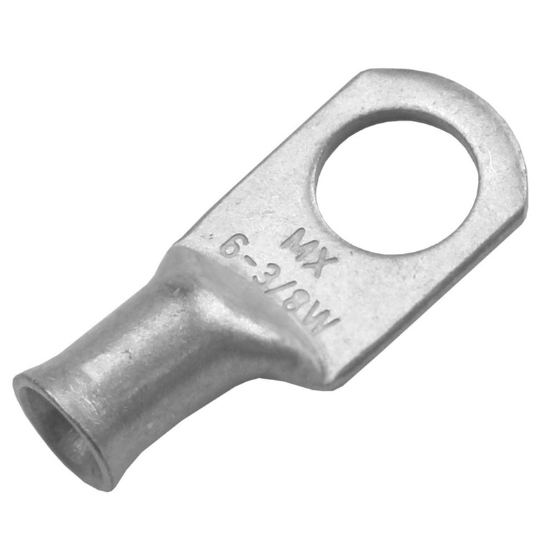 Pacer Tinned Lug 6 AWG – 3/8″ Stud Size – 2 Pack [TAE6-38R-2]