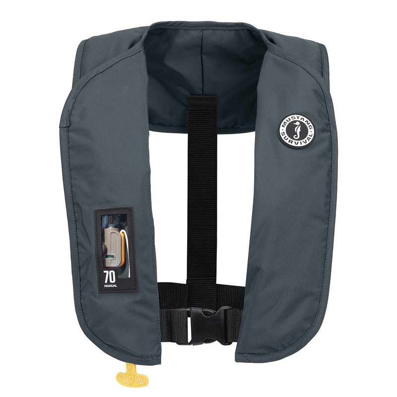 Mustang MIT 70 Manual Inflatable PFD – Admiral Grey [MD4041-191-0-202]