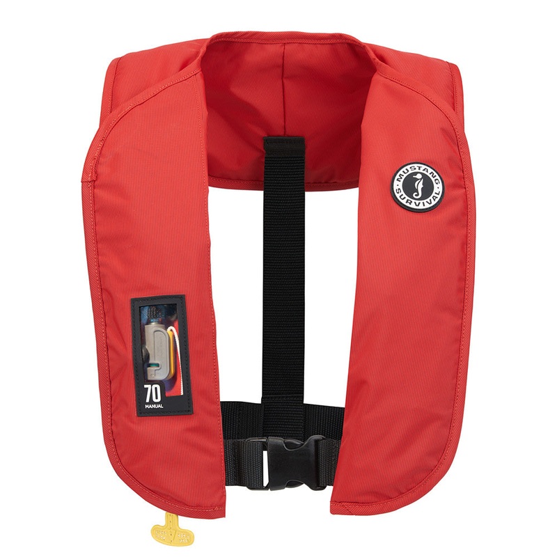 Mustang MIT 70 Manual Inflatable PFD – Red [MD4041-4-0-202]