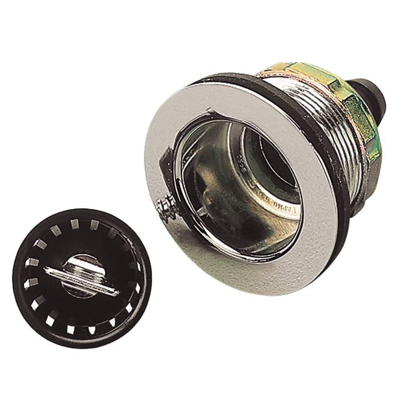 Sea-Dog Sink Drain w/Strainer f/2″ Openings – 5/8″ Barb [517526-1]