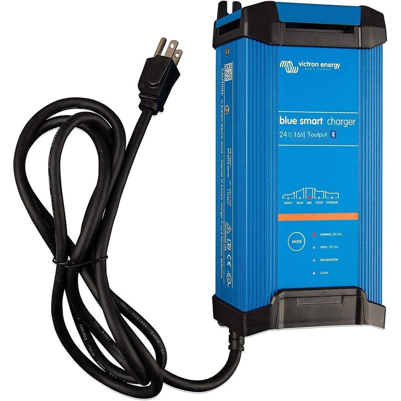 Victron Blue Smart IP22 24VDC 16A 1 Bank 120V Charger – Dry Mount [BPC241647102]