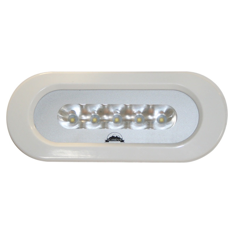 Scandvik Flush Mount Spreader Light – 10-30V – White [41343P]