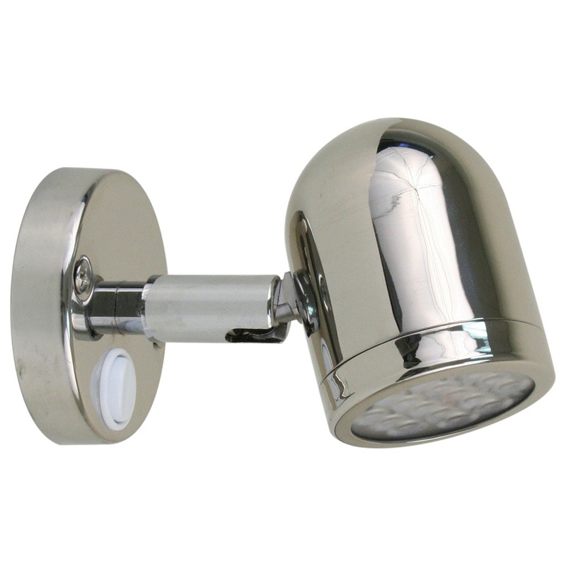 Scandvik LED 304 Stainless Steel LED Reading Light – 8-30V [19053P]